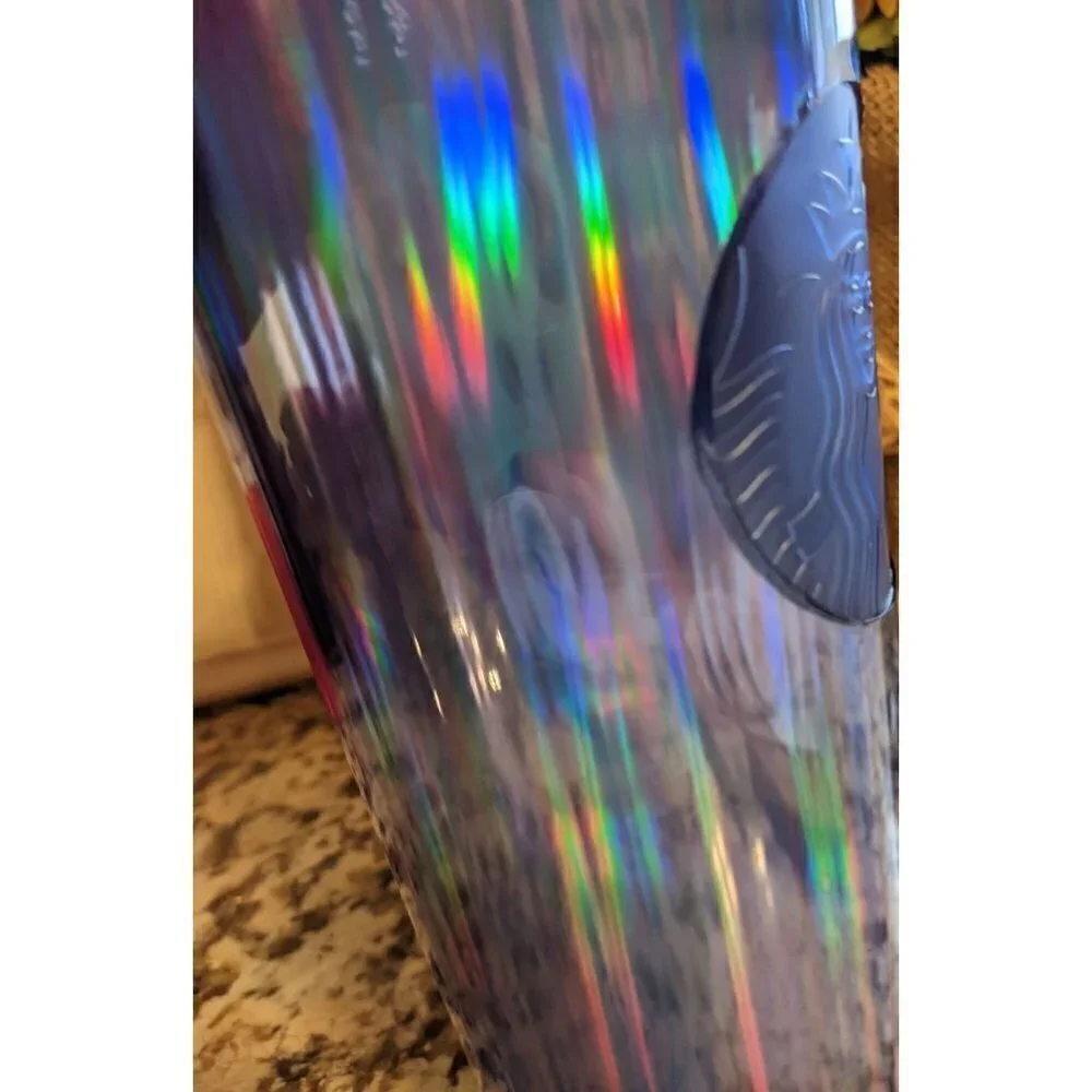 Starbucks Fall Halloween 2022 Purple Iridescent Kaleidoscope Tumbler NEW